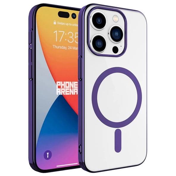 iPhone 15 Pro Max  Uyumlu KılıfWireless Şarj Özellikli Pixel Magsafe Kapak ürün görseli 1