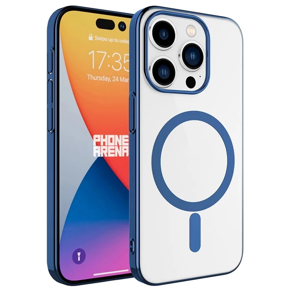 iPhone 15 Pro  Uyumlu KılıfWireless Şarj Özellikli Pixel Magsafe Kapak ürün görseli 1