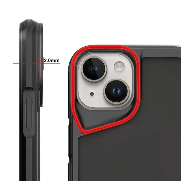 iPhone 15  Uyumlu KılıfT-Max Kapak - Resim 2