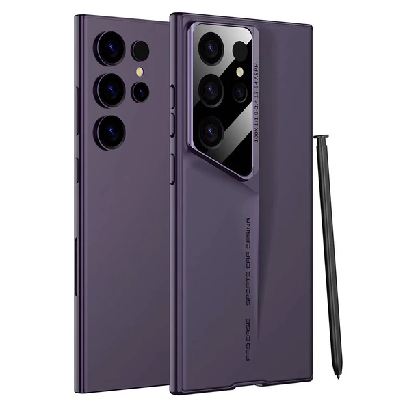 S23 Ultra Uyumlu  Uyumlu Kılıf Ultra İnce Kamera Korumalı Sert Rubber Procase Kapak ürün görseli 1