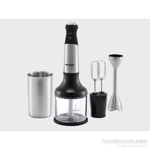 Arçelik K 1280 El Blender Setı 750 W.+İnox Gövde Çelik Blender ürün görseli 1