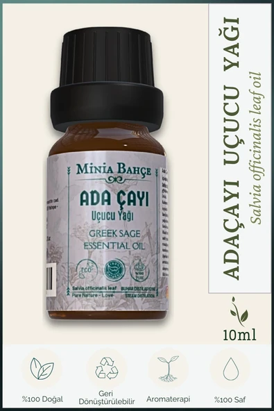 Ada Çayı Uçucu Yağı 10ml - %100 Saf ve Doğal ürün görseli 1