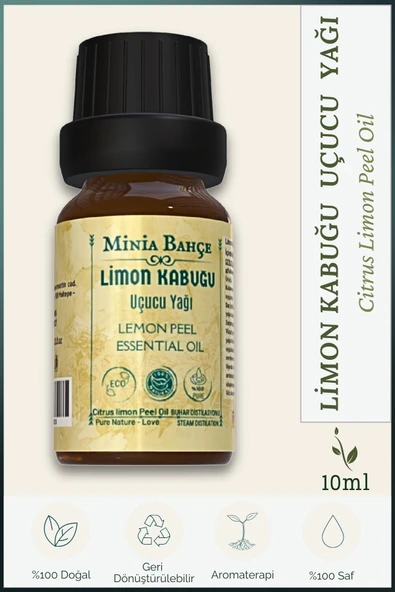 Limon Kabuğu Yağı, %100 Doğal ve Saf. 10 ml ürün görseli 1