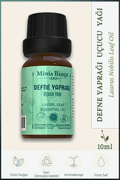 Defne Yaprağı Uçucu Yağı, %100 Doğal ve Saf, 10ml ürün görseli 1