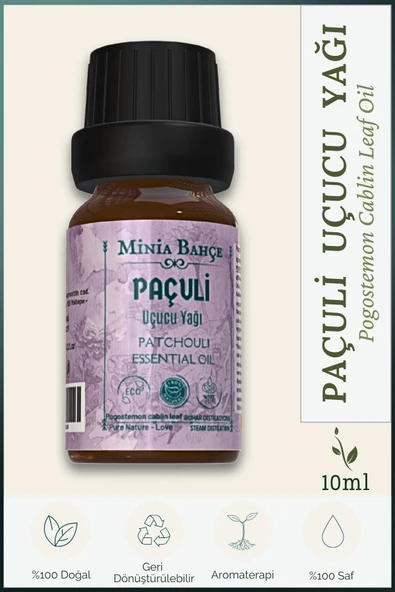 Paçuli Uçucu Yağı, %100 Saf ve Doğal. 10ml ürün görseli 1