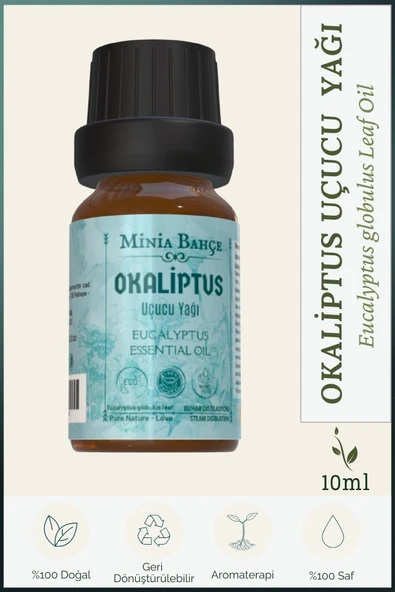 Okaliptüs Uçucu Yağı, %100 Saf ve Doğal. 10ml ürün görseli 1