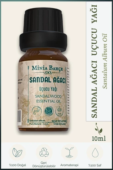 Sandal Ağacı Uçucu Yağı, %100 Saf, 10 ml ürün görseli 1