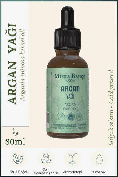 Argan Yağı, %100 Saf ve Doğal - 30ml ürün görseli 1
