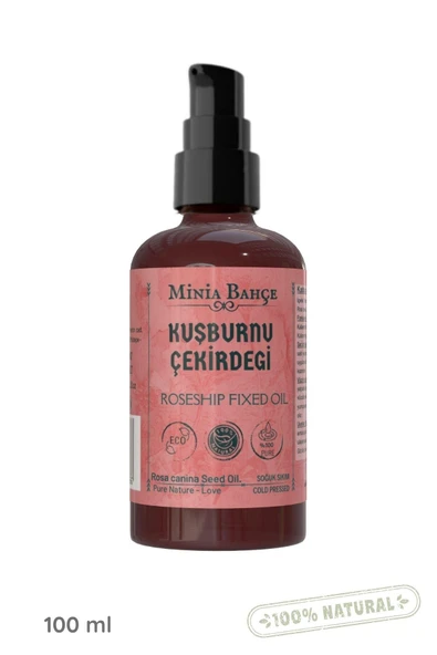 Soğuk Sıkım Kuşburnu Çekirdeği Yağı , %100 Saf, 100ml ürün görseli 1