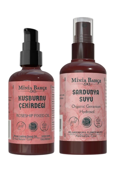 100ml Kuşburnu Çekirdeği Yağı ve 150ml Sardunya Suyu: Doğal Cilt Bakımında İki Eşsiz Ürün ürün görseli 1