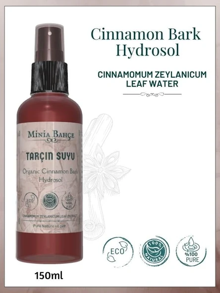 Tarçın Kabuğu Suyu - %100 Doğal ve Yağlı Hidrosol, 150ml ürün görseli 1
