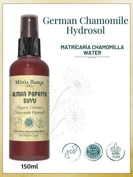 Papatya Suyu – %100 Doğal Yağlı Hidrosol, 150 ml ürün görseli 1