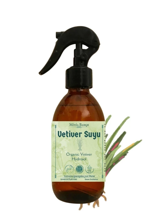 Vetiver Suyu -%100 Doğal Hidrosol, 250ml ürün görseli 1