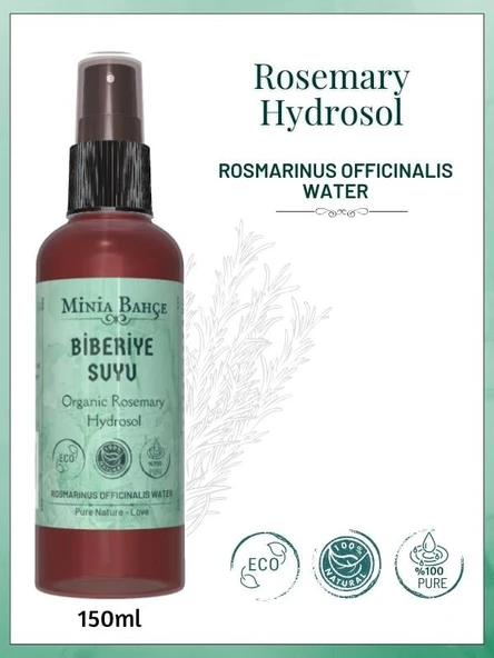 Biberiye Suyu - %100 Doğal ve Yağlı Hidrosol, 150ml ürün görseli 1