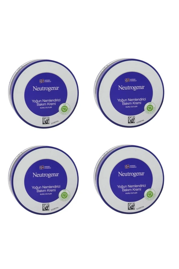 Neutrogena Norveç Formülü Yoğun Nemlendirici Bakım Kremi Kuru Ciltler 200 Ml X 4 Adet ürün görseli 1