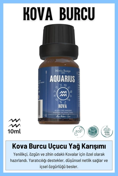 Kova Burcu - Aquarius Uçucu Yağ Karışımı, 10ml ürün görseli 1