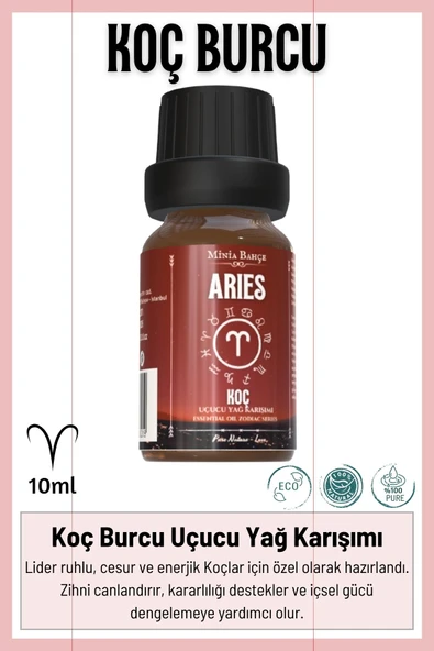 Koç Burcu - Aries, Uçucu Yağ Karışımı, 10ml ürün görseli 1