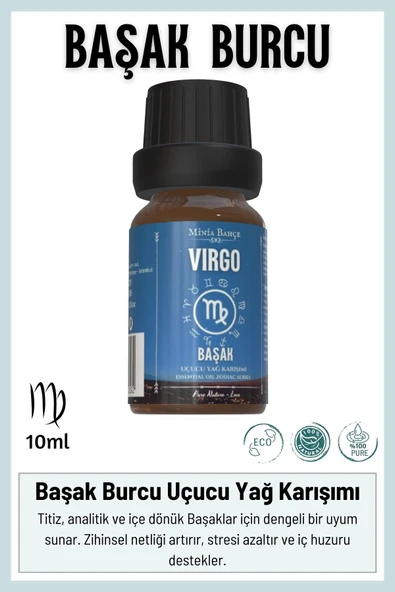 Başak Burcu - Virgo, Uçucu Yağ Karışımı, 10ml ürün görseli 1