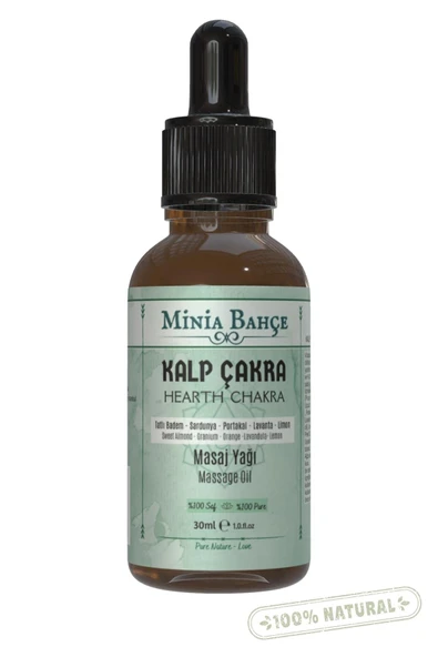 Kalp Çakra Masaj Yağı - Hearth Chakra Oil, 30ml | %100 Saf ve Doğal ürün görseli 1