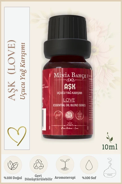 Aşk (Love) Uçucu Yağ Karışımı - %100 Saf, 10 ml ürün görseli 1