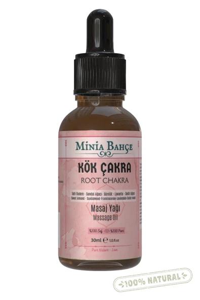 Kök Çakra Masaj Yağı - Root Chakra Oil, 30ml | %100 Saf ve Doğal ürün görseli 1