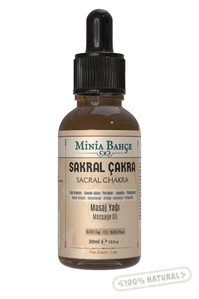 Sakral Çakra Masaj Yağı - Sacral Chakra Oil, 30ml | %100 Saf ve Doğal ürün görseli 1