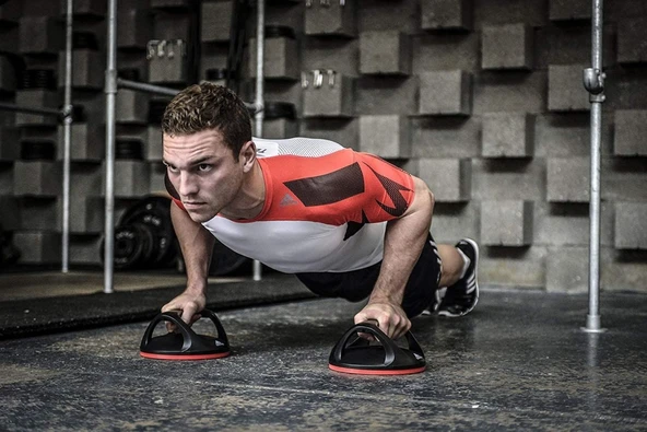 Adidas Swivel Push Up Bars Şınav Barı ADAC-11401 - Resim 12