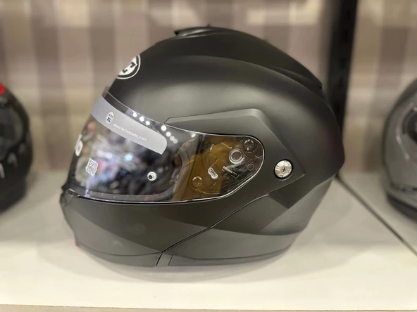 KASK HJC C91N SEMI FLAT SİYAH - Resim 2