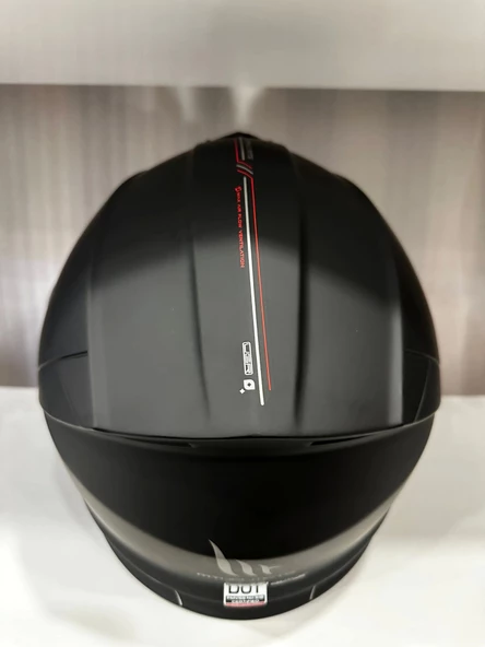 KASK MT GENESİS SV A1 ÇENE AÇILIR MAT SİYAH - Resim 4