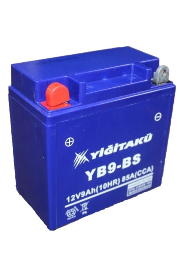 Yiğit Akü 12 V 9 Ah Yb9-Bs Motorsiklet Aküsü Yiğityb9 (Yüksek Akü) ürün görseli 1