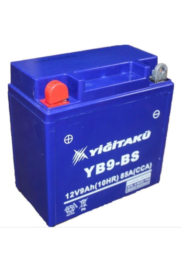 Yiğit Akü 12V 9 Ah Motorsiklet Aküsü Yb9-Bs 2026 ürün görseli 1