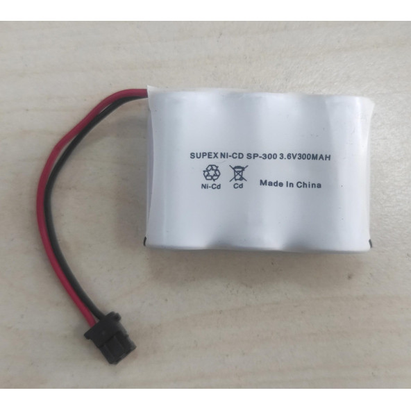 PANASONİC TELSİZ TELEFON ŞARJLI PİL AAA  3.6V 300MAH  3'LÜ BİTİŞİK KISA PİL ürün görseli 1