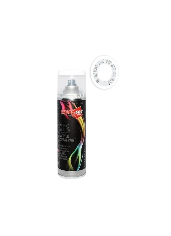 AMBRO-SOL SPREY BOYA 400 ML RAL9010 PARLAK BEYAZ ürün görseli 1