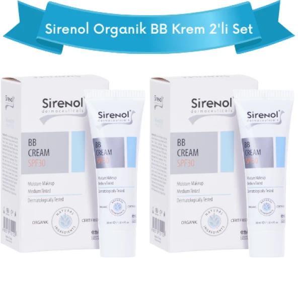 Sirenol Organik BB Krem 2'li Set 30 mL / 30 mL ürün görseli 1