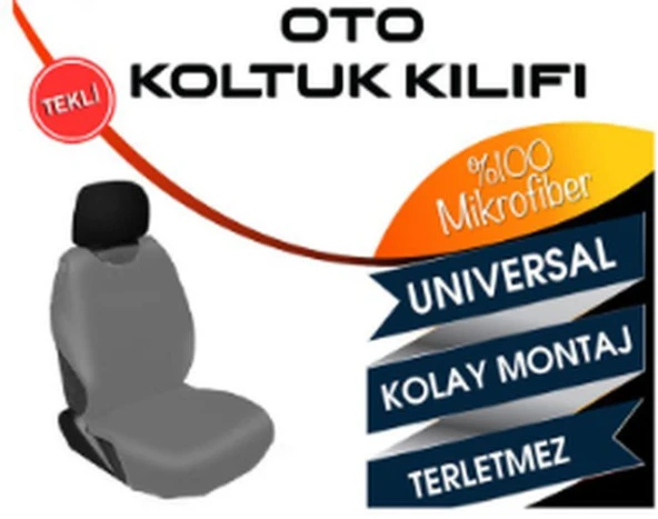 CARPİ OTO ATLET KILIFLI HAVLU MİCROFİBER GRİ ürün görseli 1