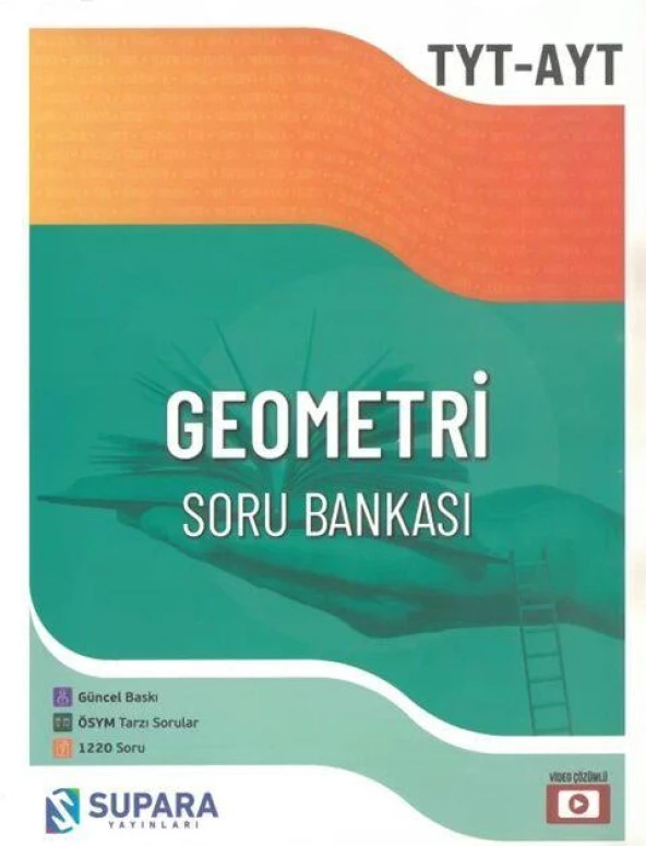 Supara YKS TYT AYT Geometri Soru Bankası Video Çözümlü Supara Yayınları ürün görseli 1