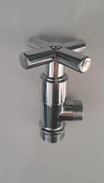 EKONOMİK SERİ - KOÇ BAŞ KROM TAHARAT MUSLUĞU 3/8 - AÇ KAPA ürün görseli 1