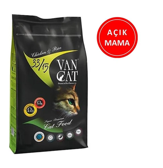 Vancat Tavuklu Kedi Maması 1 Kg AÇIK ürün görseli 1