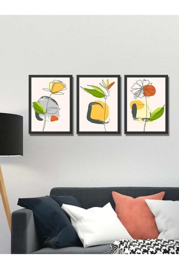 HYL Modern Sanatsal Uv Baskı Mdf Art Tablo Evinize Şıklık Katın Minimalis Art 40x30 ürün görseli 1
