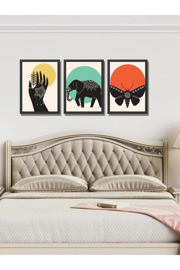 HYL Modern Sanatsal Uv Baskı Mdf Art Tablo Evinize Şıklık Katın Minimalis Art 30x20 ürün görseli 1