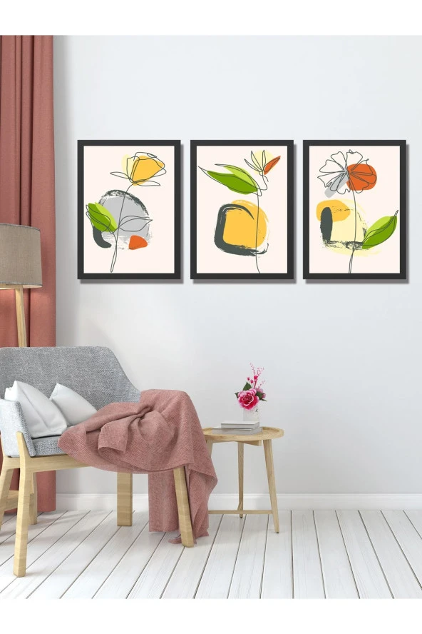 HYL Modern Sanatsal Uv Baskı Mdf Art Tablo Evinize Şıklık Katın Minimalis Art 30x20 ürün görseli 1
