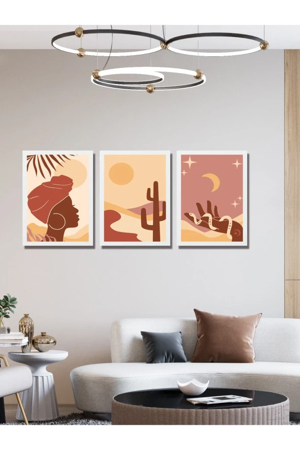 HYL Modern Sanatsal Uv Baskı Mdf Art Tablo Evinize Şıklık Katın Minimalis Art 40x30 ürün görseli 1
