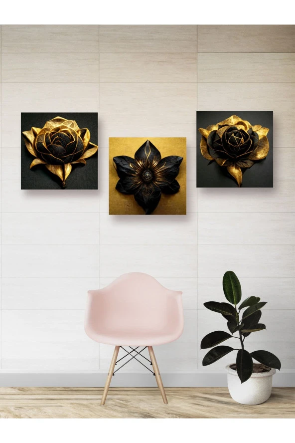 HYL Modern Sanatsal Uv Baskı Mdf Art Tablo Evinize Şıklık Katın 30x30 Ys 0017 ürün görseli 1