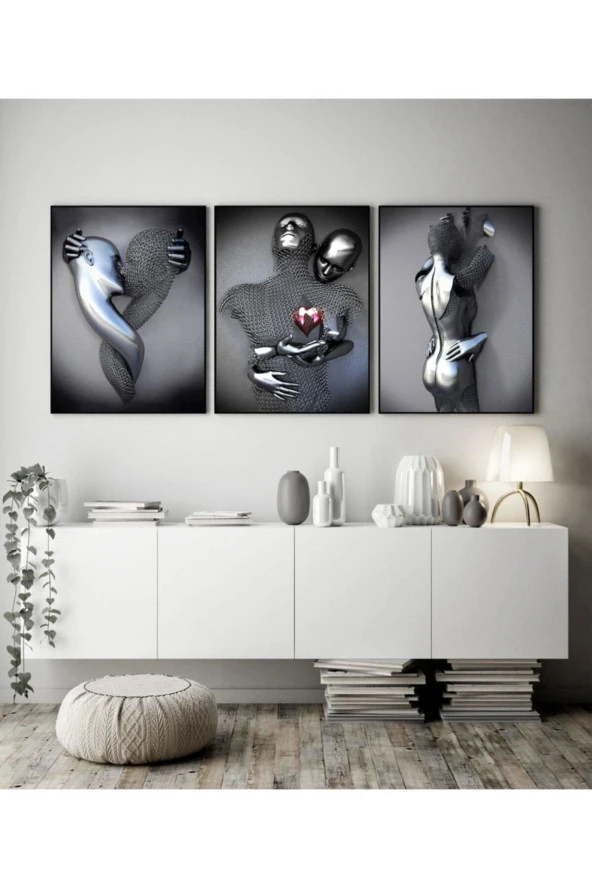 GİZEM SHOP Modern Sanatsal Çerçeveli Duvar Dekorasyon Tablo ürün görseli 1