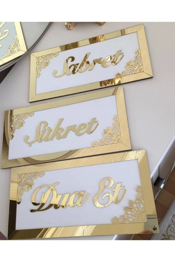 ULTTASARIM Sabret Şükret Dua Et 3 Lü ürün görseli 1