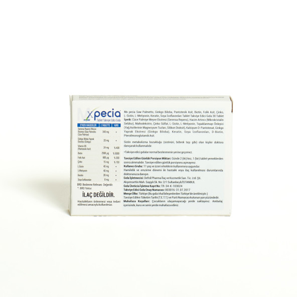 M Xpecia (Erkek) 30 Tablet - Resim 2