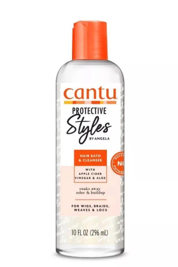 Cantu Angela Koruyucu Stiller Peruk, Örgülü, Rasta, Postiş, Kıvırcık Saç Temizleyici Ve Arındırıcı 296 ml ürün görseli 1