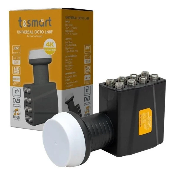Tayfun Smart Ultra Hd 4K Sekiz Çıkışlı Lnb Elembi- 8 Daire ürün görseli 1
