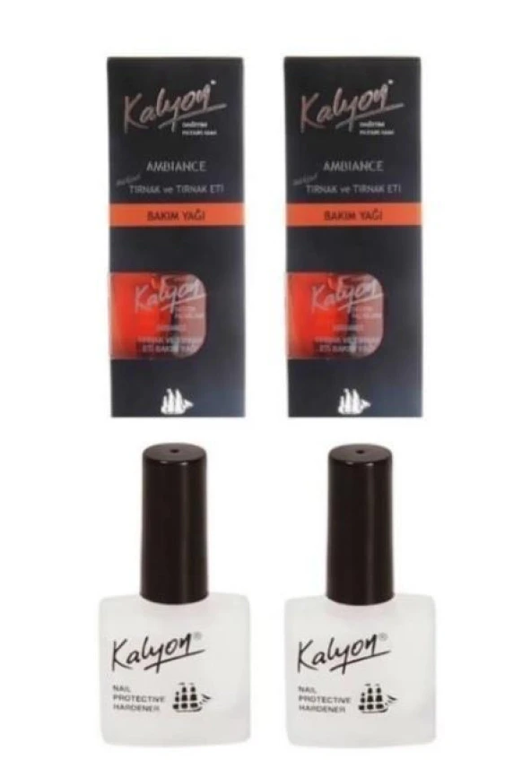 Kalyon Tırnak Sertleştirici 2 Ad+Tırnak Bakım Yağı 2 Ad. 4'lü Set ürün görseli 1