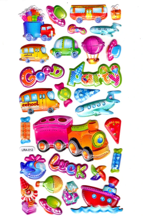 Sticker Kabartmalı Stiker Defter, Planlayıcı Etiket (limlra-012)-17x9cm- Taşıt Partisi ürün görseli 1